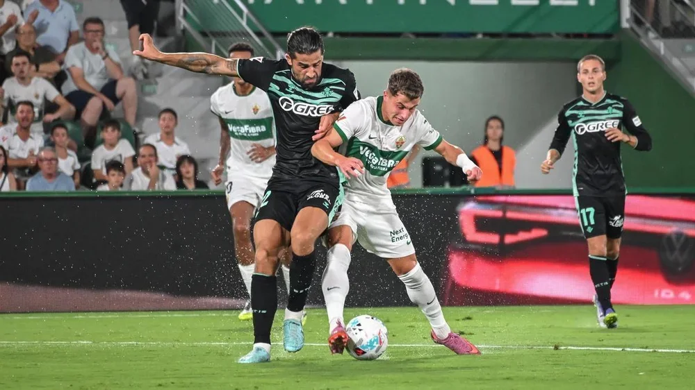 Imagen del Elche-Betis de liga de esta temporada